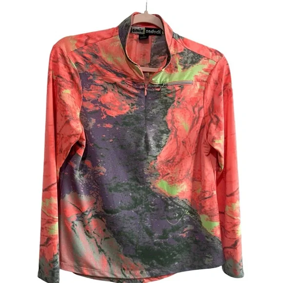 Jamie Sadock Designer Long Sleeve Athletic Too Size Small - Picture 1 of 8